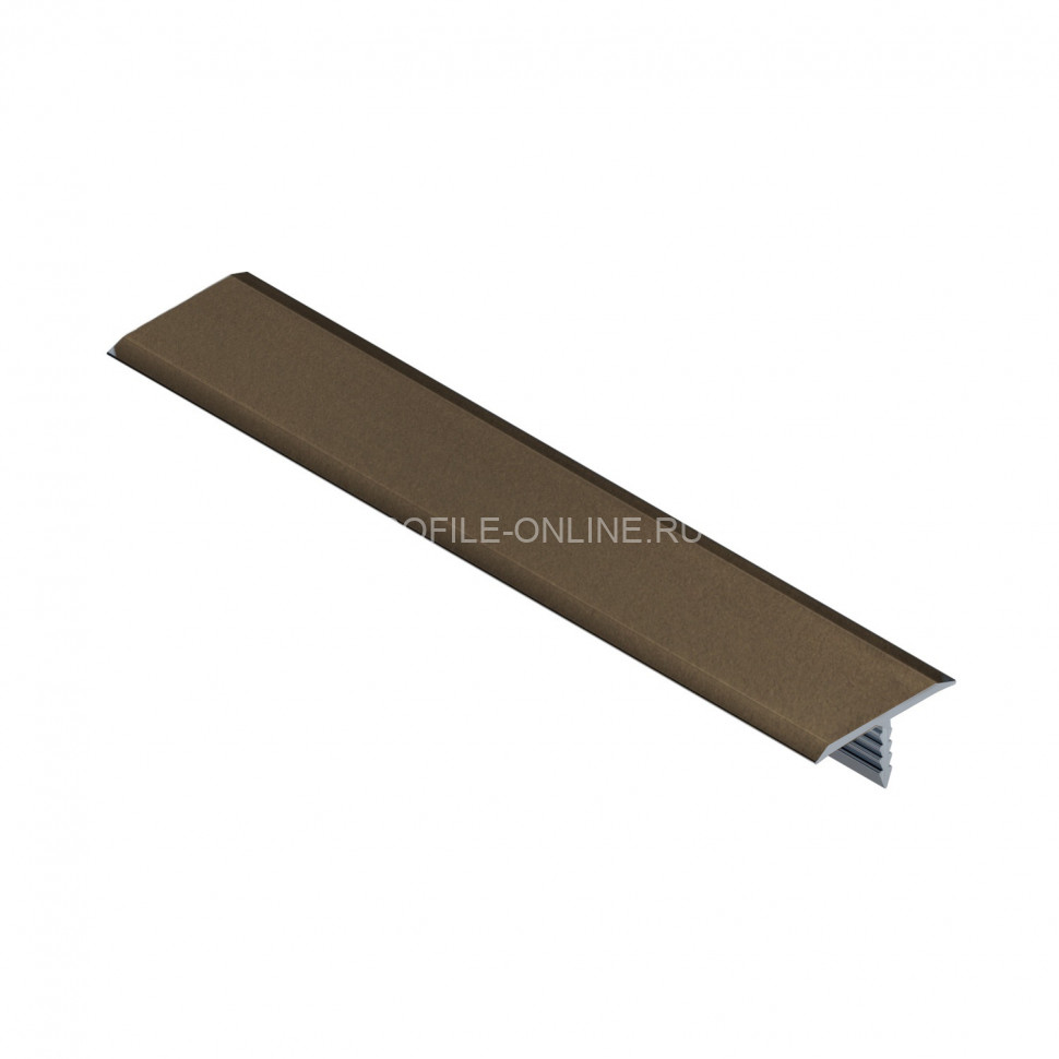Алюминиевый Т-профиль 10 мм NEEXY PV101-47-MBR-D темная бронза матовая 2.7м