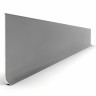 Плинтус для пола алюминиевый 40 мм Диал ПЛ-40 0032 серый RAL 9006 3 м