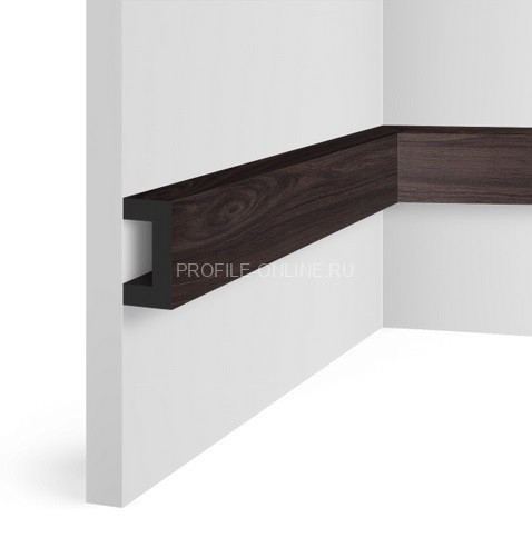 Молдинг 20х40 мм 20х40 мм HiWood LB40 BR395 под дерево 270 см
