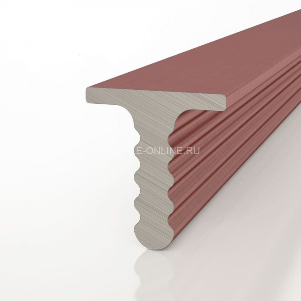 Алюминиевый Т-профиль вставка разделительный Decaro D009.3A Copper медь для стен и потолка 3 м