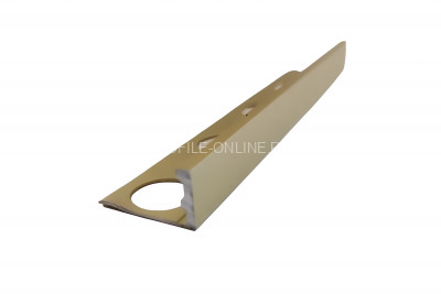 L-образный профиль из алюминия 10 мм Евротрим L-10.00 золото 270 см