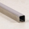 П-профиль из нержавеющей стали SU105 серебро глянец браш 2,7 м