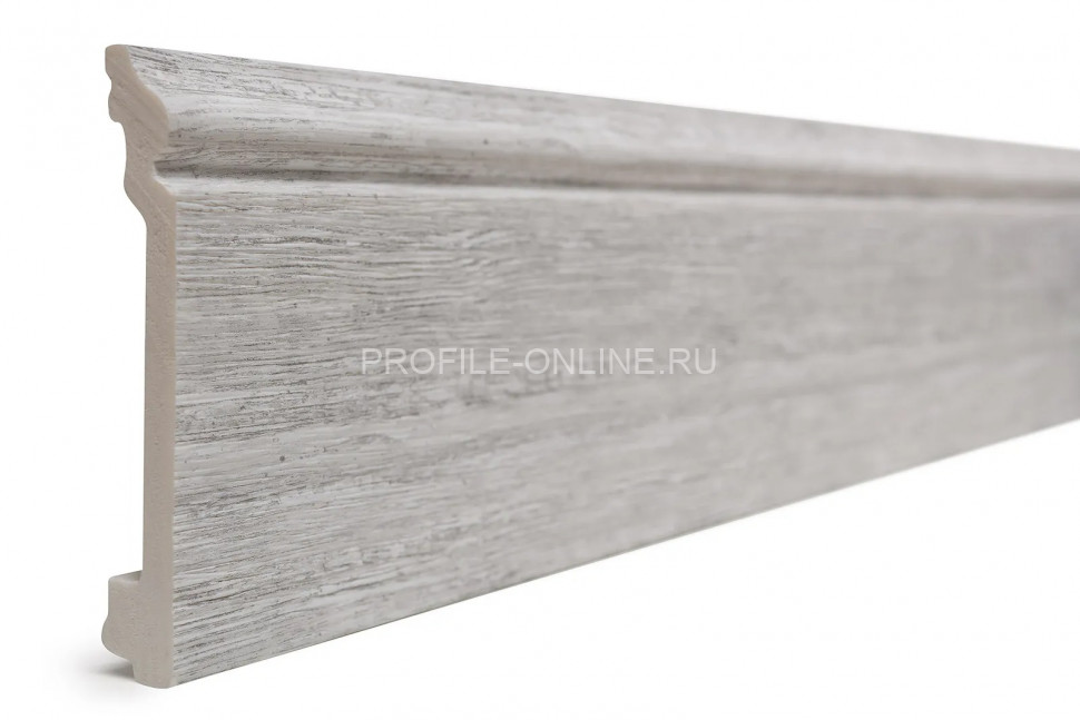 Плинтус для пола 100х16 мм Decor-Dizayn 701-89SH полистирол под дерево 2.4 м