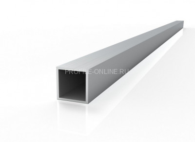 Алюминиевый бокс квадратный 50х50х2 мм 3 м
