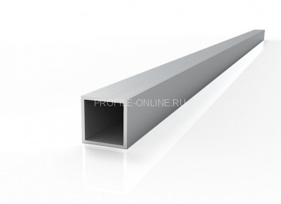Алюминиевый бокс квадратный 50х50х2 мм 3 м