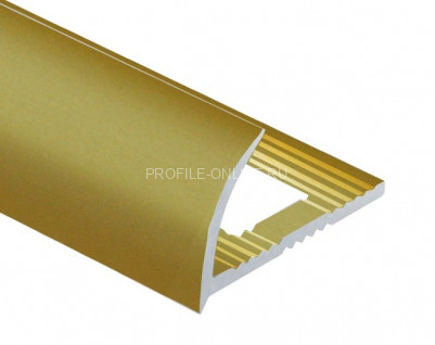 Алюминиевый С-образный профиль 12 мм PV09-12 eco песок матовый 2,7 м