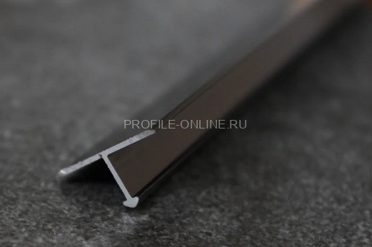 Алюминиевый Т-образный профиль ПТ-13/5 бронза глянец 2,7 м