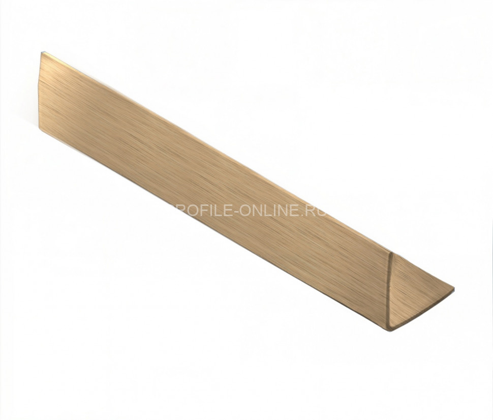 Уголок из нержавеющей стали 20х20 мм NEEXY PVS100-04 BG золото браш 2.7 м