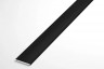 Полоса 10 мм из алюминия ПА-10 черная матовая 2,7 м
