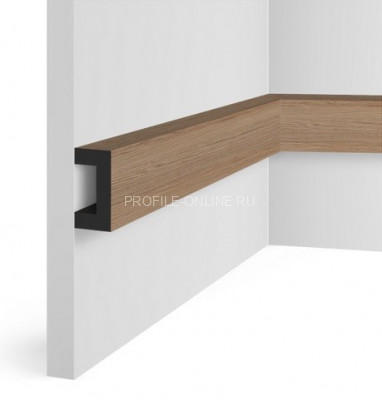 Молдинг 20х40 мм 20х40 мм HiWood LB40 BR417 под дерево 270 см