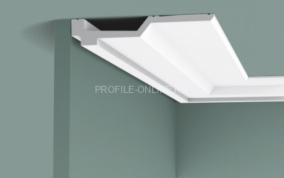 Потолочный плинтус Orac Decor Purotouch C354 белого цвета из полиуретана 40х215 мм 200 см