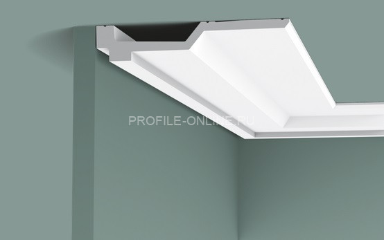 Потолочный плинтус Orac Decor Purotouch C354 белого цвета из полиуретана 40х215 мм 200 см