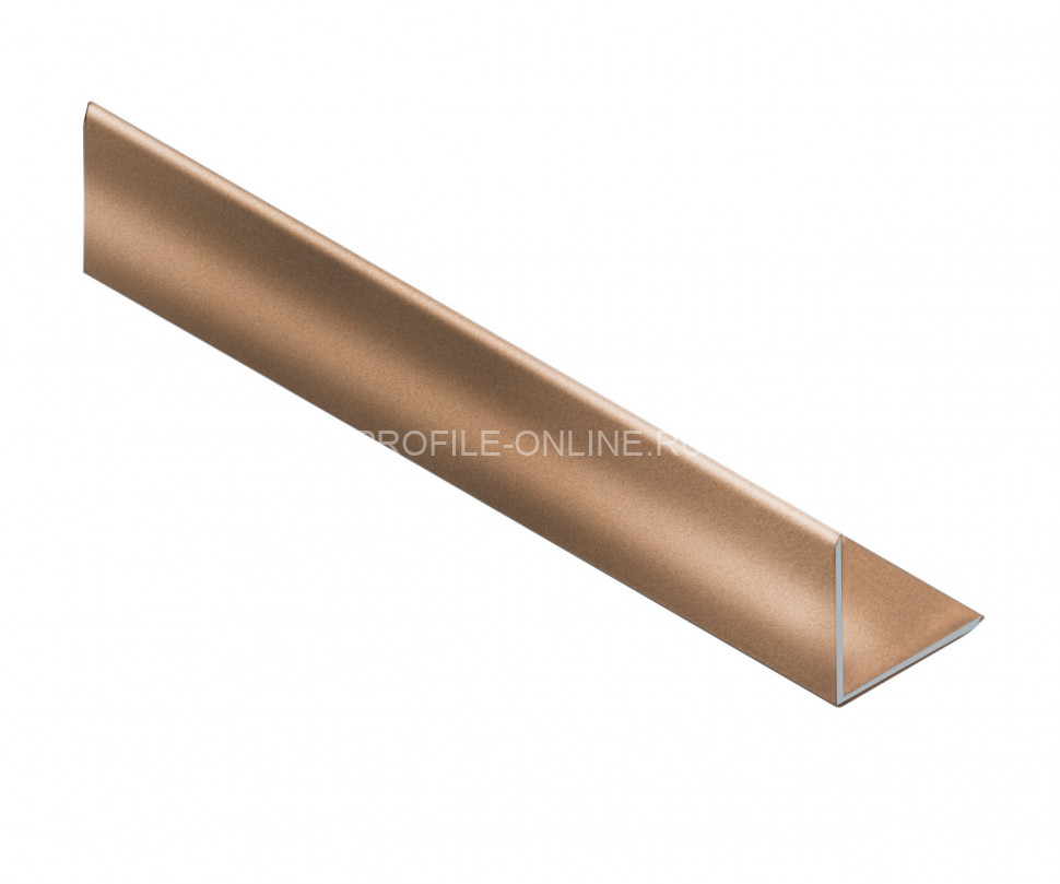 Уголок из алюминия 20х20 мм NEEXY PV63-07 BBR бронза блестящая 2.7 м