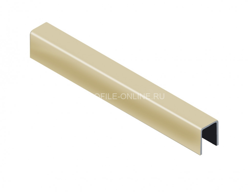 П-образный профиль из нержавеющей стали 10х10х10 мм NEEXY PVS97-05 G золото зеркальное 2.7 м
