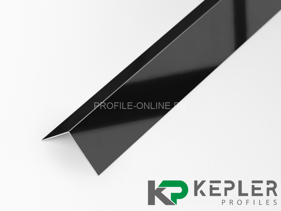 Равнополочный уголок 10х10 мм из нержавеющей стали SS 304 FSAP002-10-BP S.S.304 черный полированный 2.7 м