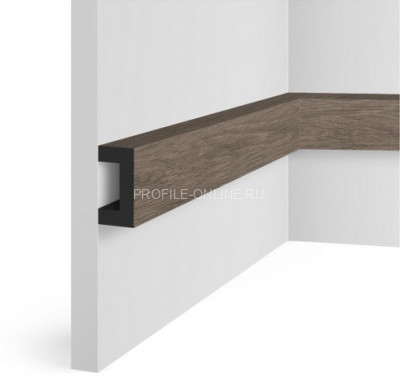 Молдинг 20х40 мм 20х40 мм HiWood LB40 BR490 под дерево 270 см