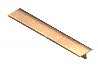 Латунный Т-образный профиль полукруглый 5 мм NEEXY PVL69-03 BAO брашированный 2.7м