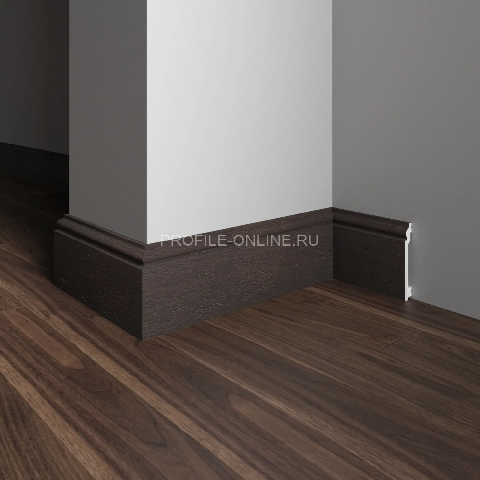 Плинтус для пола 100х16 мм Decor-Dizayn 701-93SH полистирол под дерево 2.4 м