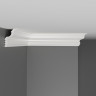 Плинтус потолочный гладкий DECOMASTER D148ДМ (45x30x2000) ударопрочный, белый, под покраску