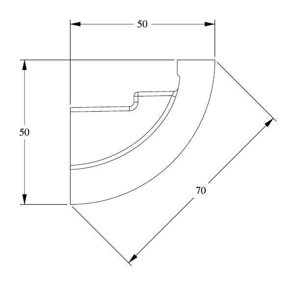 Потолочный плинтус для скрытой подсветки Orac Decor C362 белого цвета из полиуретана 50х50 мм 200 см