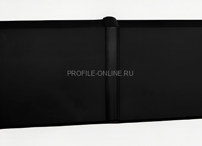 Соединитель для плинтуса Евротрим F-70 ПВХ черный