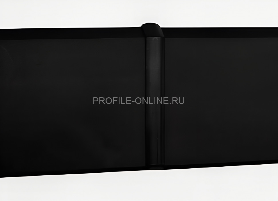 Соединитель для плинтуса Евротрим F-70 ПВХ черный