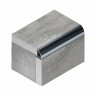 С-образный профиль алюминиевый для плитки 10 мм NEEXY PV17-46 BBL-D черный блестящий браш 2.7 м