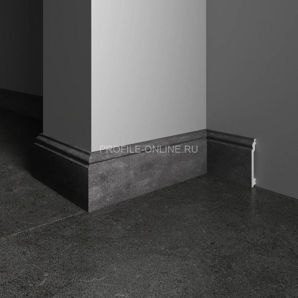 Плинтус для пола 100х16 мм Decor-Dizayn 701-94 полистирол под мрамор 2.4 м