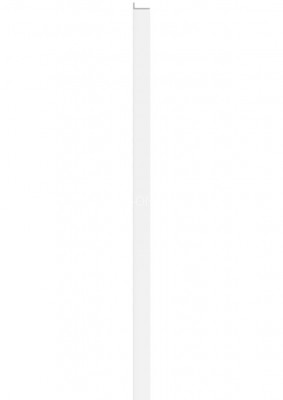 Универсальная планка-рейка для стеновой реечной панели VOX LINERIO U-XS/M PLUS LINE (для XS/M PLUS-line) белая 2650x20x11/9,5 мм