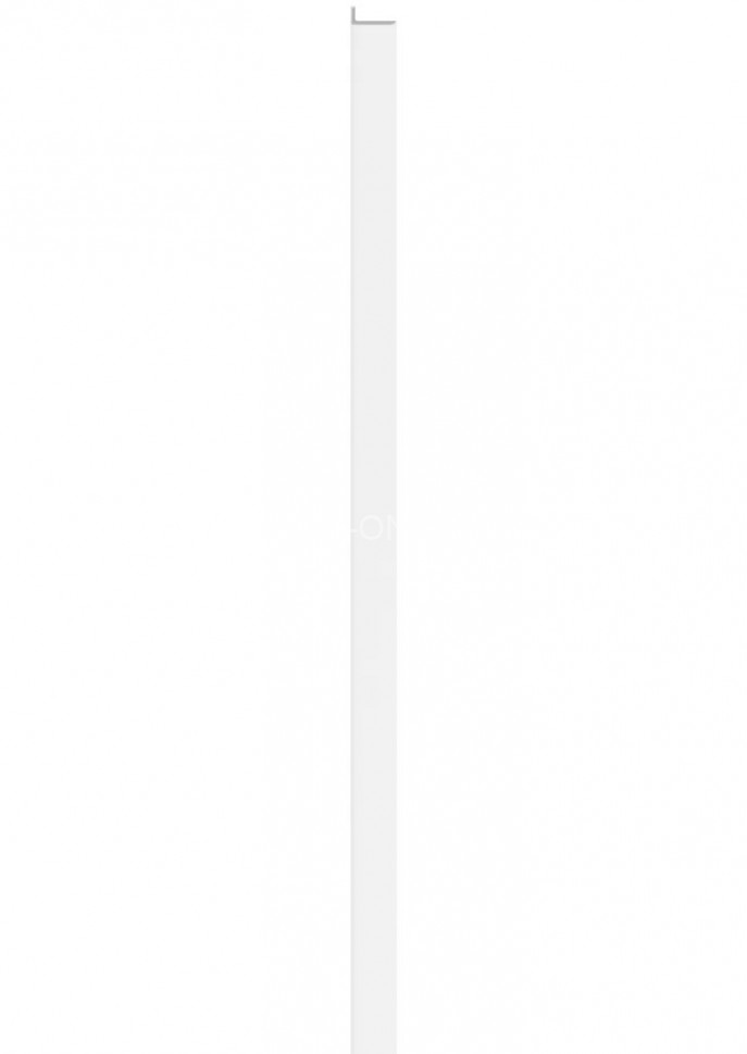 Универсальная планка-рейка для стеновой реечной панели VOX LINERIO U-XS/M PLUS LINE (для XS/M PLUS-line) белая 2650x20x11/9,5 мм