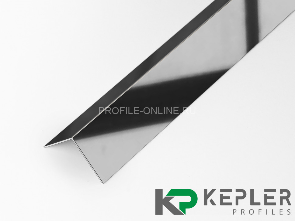 Равнополочный уголок 15х15 мм из нержавеющей стали SS 304 FSAP002-15-P S.S.304 полированный 3 м