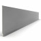 Плинтус для пола алюминиевый 60 мм Диал ПЛ-60 0033 серый RAL 9006 3 м