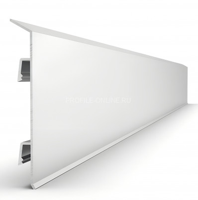 Алюминиевый плинтус для пола 70 мм Диал ДЛ-70 без покрытия 3 м