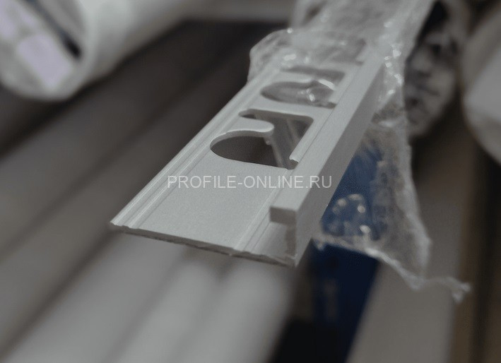 Алюминиевый L-профиль 6 мм Progress Profiles PTAA 60 серебро 2,7 м
