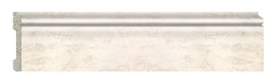 Плинтус напольный DECOMASTER D005-1633 ДМ(79x13x2400) ударопрочный полимер Травертин бежевый