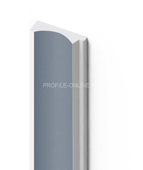 Финишный молдинг для стеновых панелей 12х32 мм HiWood LF139A BU29 серый 270 см