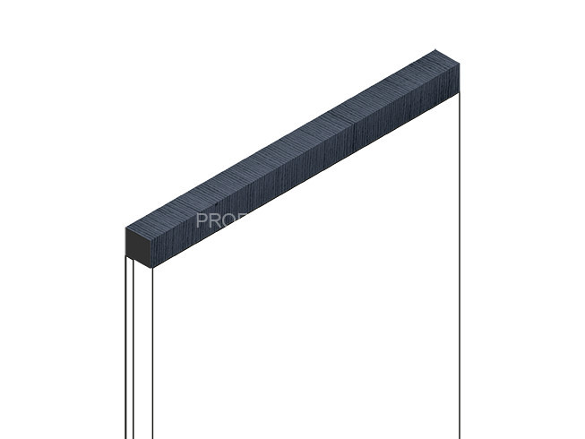 Декоративный молдинг HiWood D12V1 BU20 из фитополимера под дерево 12х12 мм 2.7 м