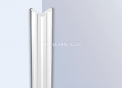 Декоративный уголок 40х40 мм HiWood C40V1 белый 2 метра