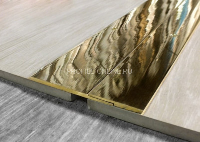 Латунный деформационный шов накладной STB115 ON 115 полированный 3м