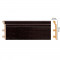 Плинтус напольный полистирол Венге DECOMASTER D233-433x8ДМ (120x23x2400)