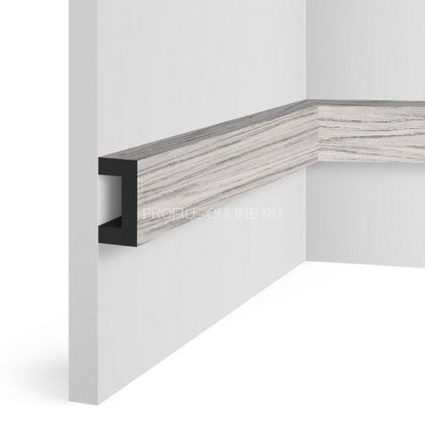 Молдинг 20х40 мм 20х40 мм HiWood LB40 GR24 под дерево 270 см