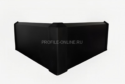 Уголок внешний для плинтуса Евротрим F-70 ПВХ черный