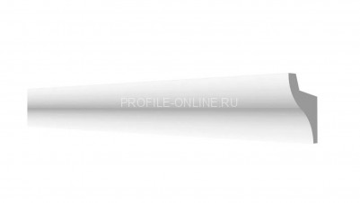 Декоративный плинтус для потолка с подсветкой 50х33 мм Decor-Dizayn DD506 полистирол белый, под покраску 2 м