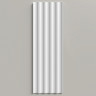 Отделочная стеновая декоративная панель 3D 130х10х3000 мм Decor-Dizayn DD902(3m) из полистирола белая, под покраску 3 м