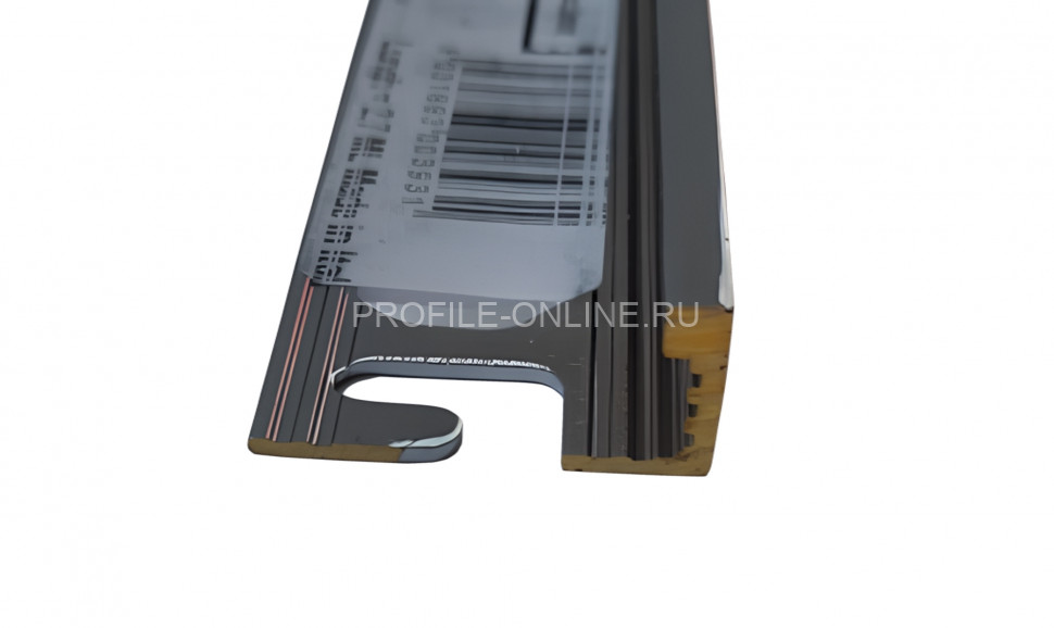 Латунный L-профиль 8 мм Progress Profiles PTOC 8 хром 2,7 м