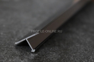 Алюминиевый Т-образный профиль ПТ-18/5 бронза глянец 2,7 м