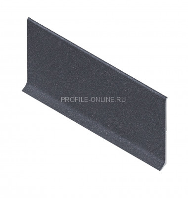 Алюминиевый плинтус 80 мм для пола NEEXY AKBD80-SA муар антрацит 2.5 м