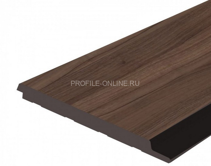 Отделочная стеновая декоративная панель с 3D эффектом 12х120 мм HiWood LV127 BR395K под дерево из фитополимера 2,7 м