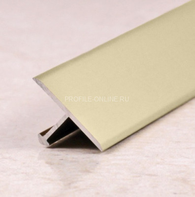 Алюминиевый Т-образный профиль ПТ-18/5 бронза матовая 2,7 м