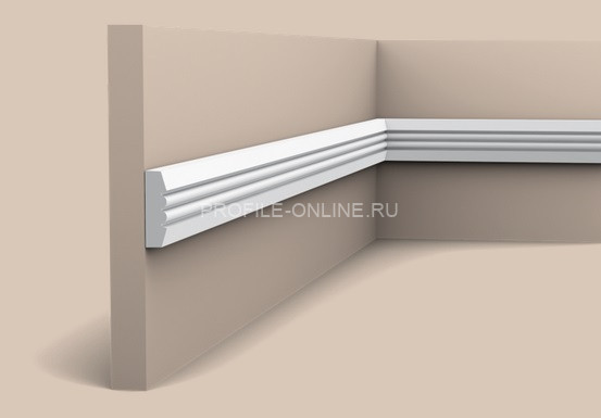 Декоративный молдинг Orac Decor Purotouch P5021 белый из полуретана 31х9 мм 200 см